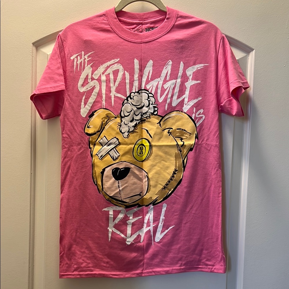 Fashion Nova Pink Graphic Tee - Short Sleeve